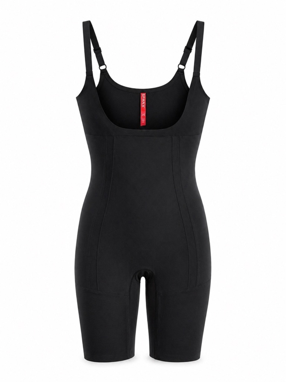 SPANX Black Sculpting Mid-Thigh Bodyshort